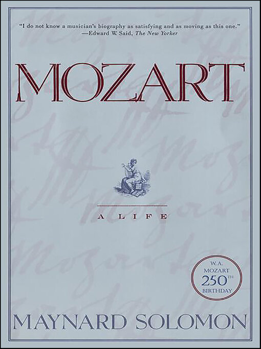 Title details for Mozart by Maynard Solomon - Available